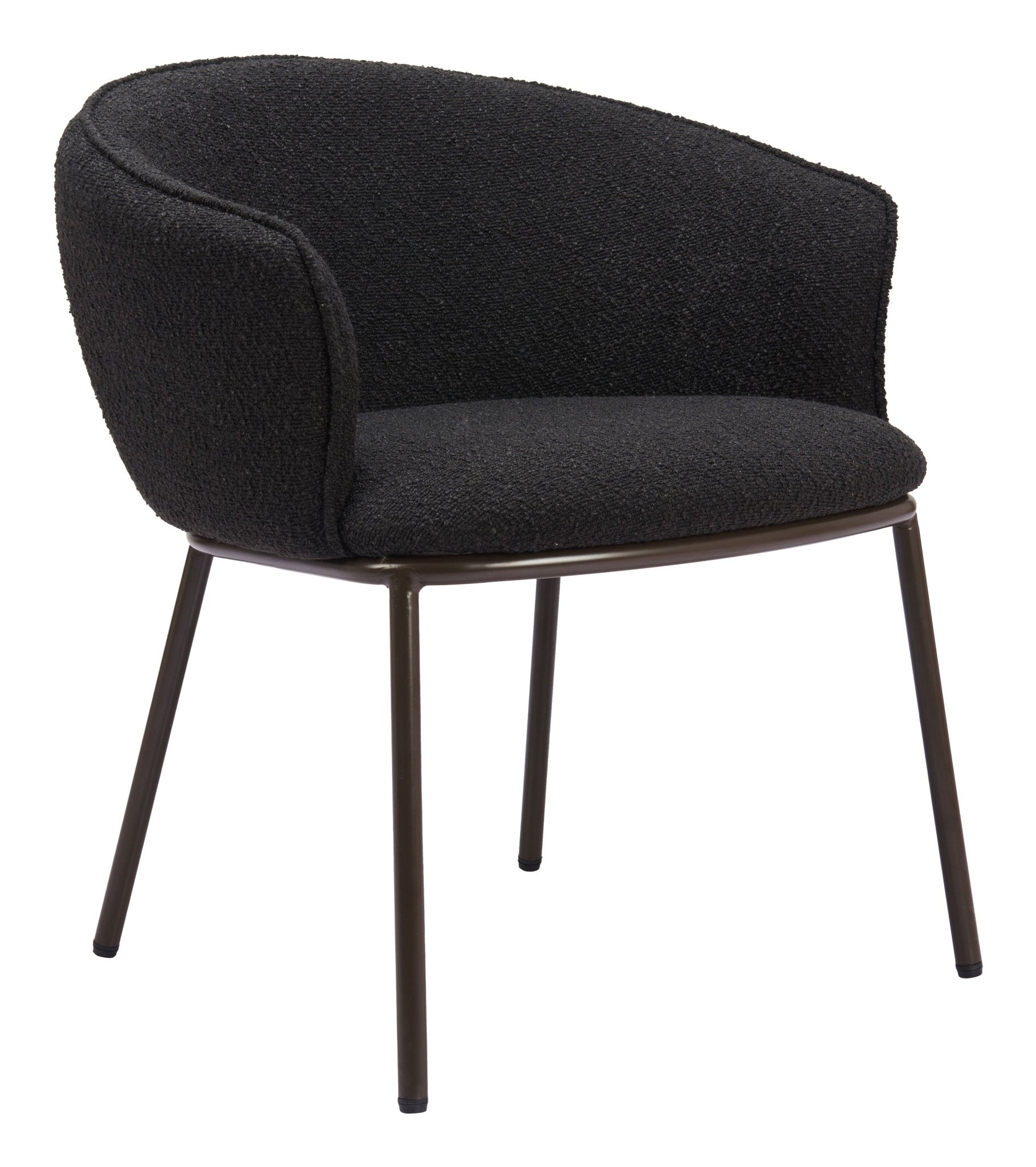 Essen Dining Chair Black & Bronze - Cozy Roots Decor
