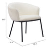 Essen Dining Chair Ivory - Cozy Roots Decor