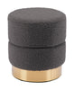 Eureka Ottoman Dark Gray - Cozy Roots Decor
