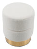 Eureka Ottoman Ivory - Cozy Roots Decor