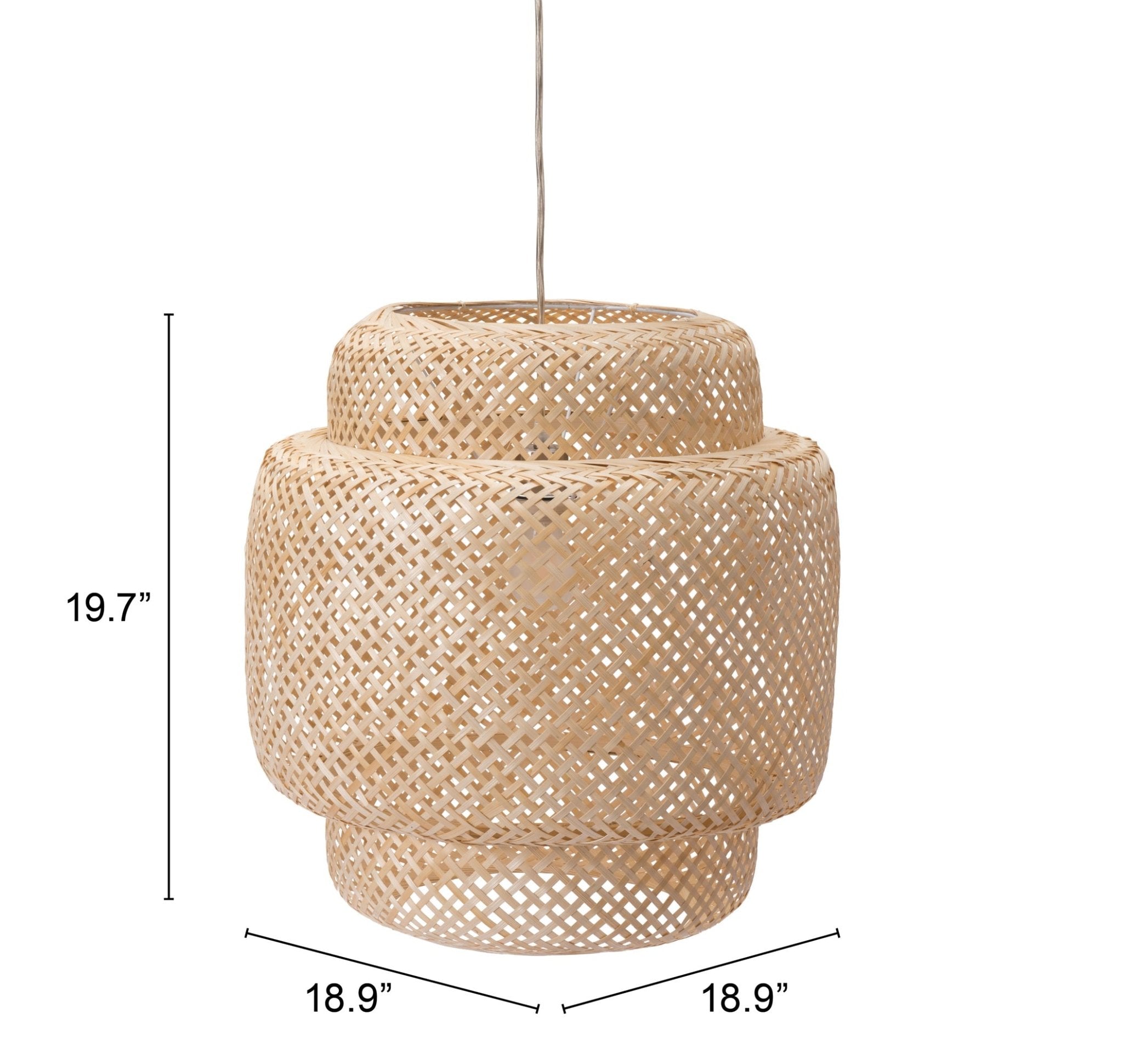 Finch Ceiling Lamp Natural - Cozy Roots Decor