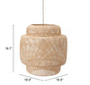 Finch Ceiling Lamp Natural - Cozy Roots Decor