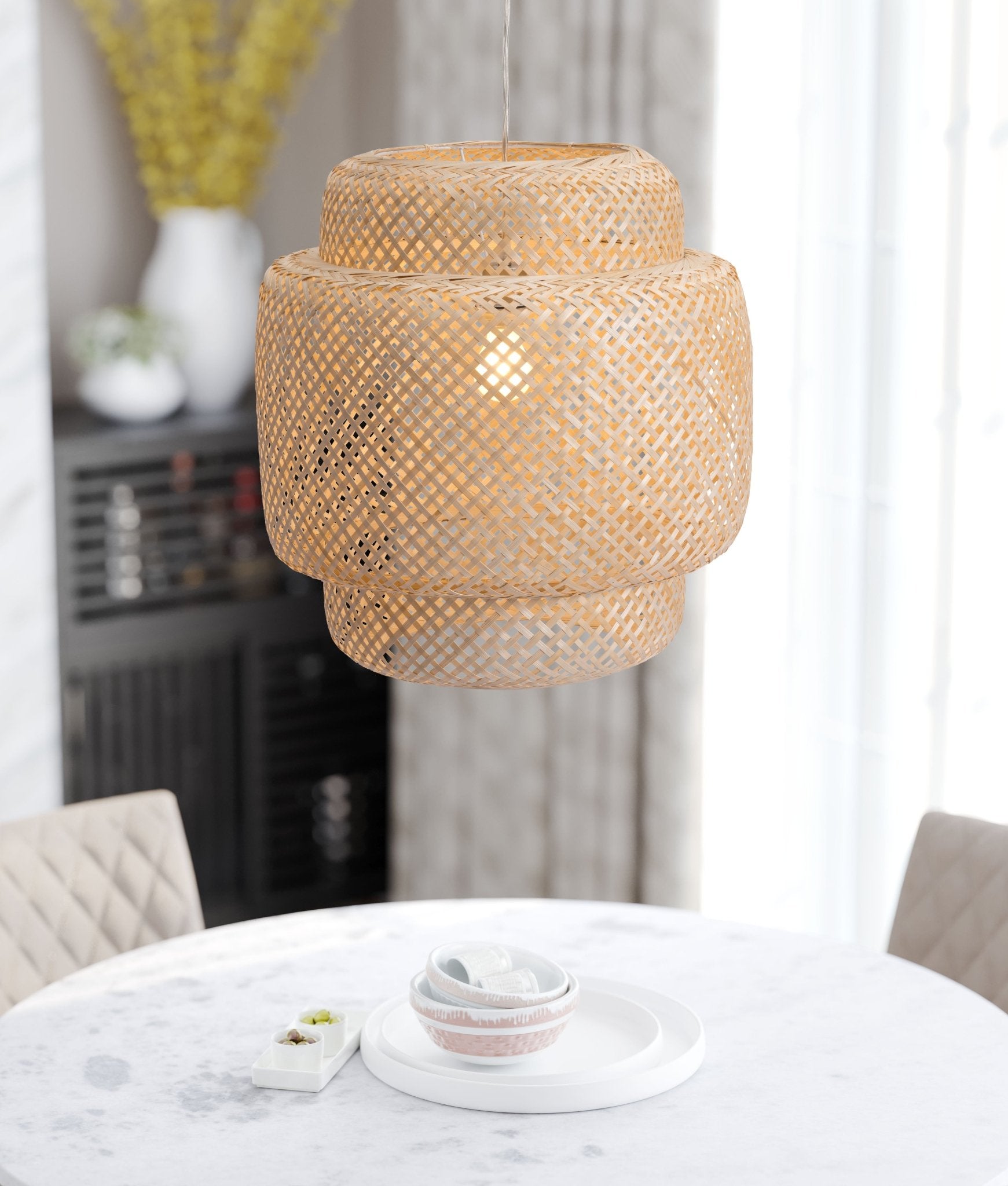 Finch Ceiling Lamp Natural - Cozy Roots Decor