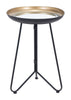Foley Accent Table Gold & Black - Cozy Roots Decor