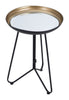Foley Accent Table Gold & Black - Cozy Roots Decor
