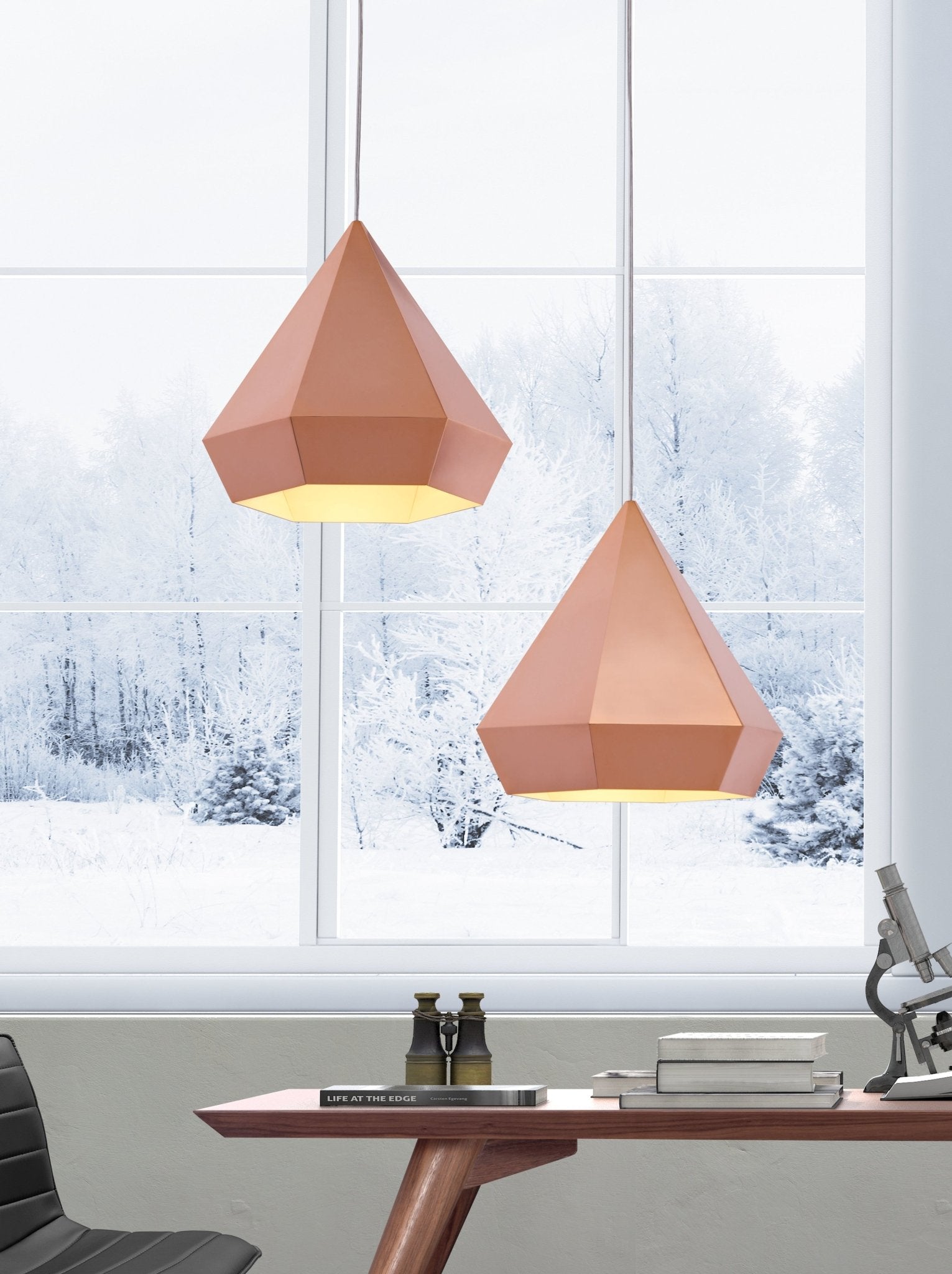 Forecast Ceiling Lamp Rose Gold - Cozy Roots Decor