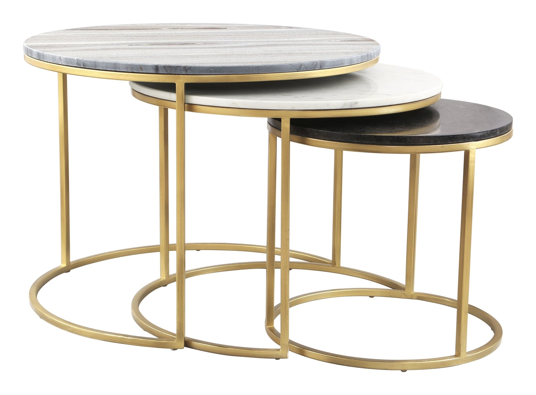 Franco Nesting Tables (3 - Piece) Multicolor - Cozy Roots Decor