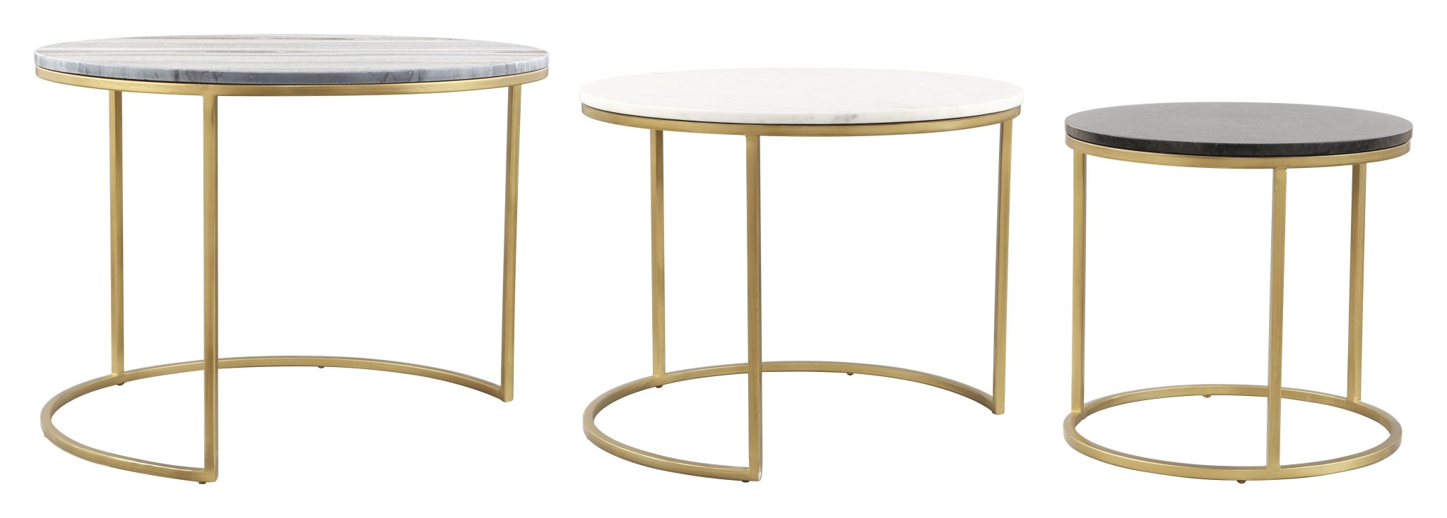 Franco Nesting Tables (3 - Piece) Multicolor - Cozy Roots Decor