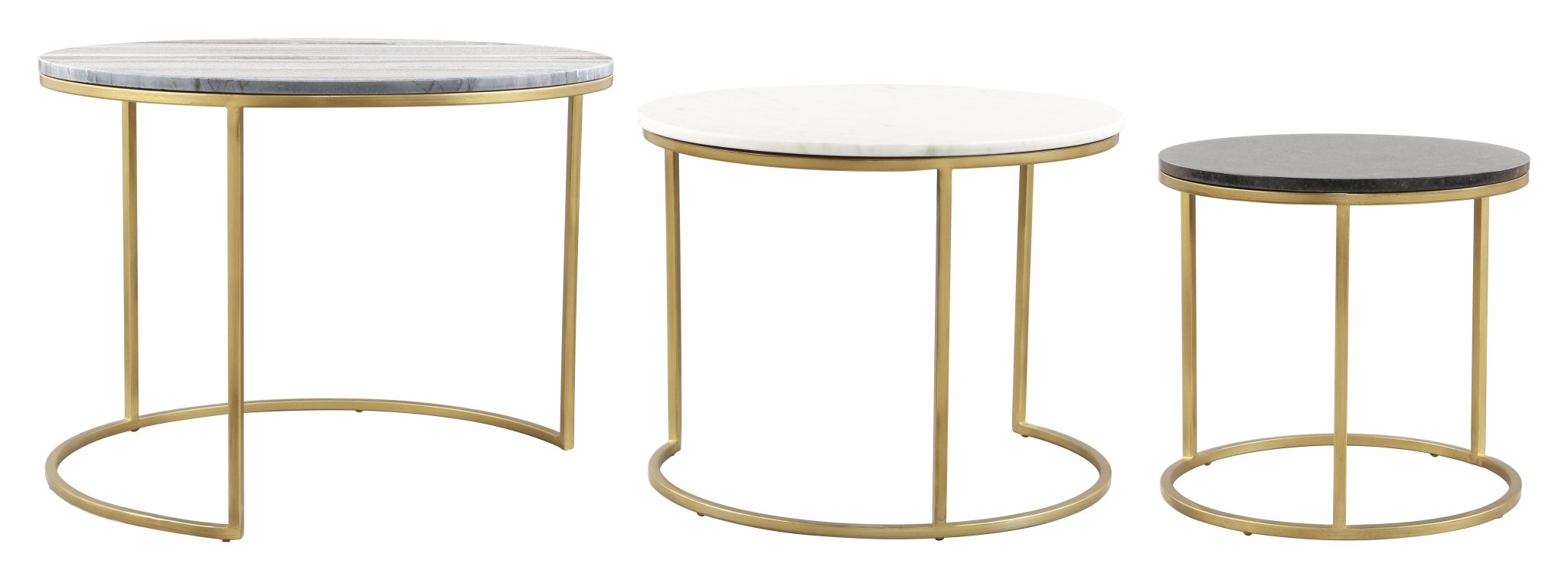 Franco Nesting Tables (3 - Piece) Multicolor - Cozy Roots Decor
