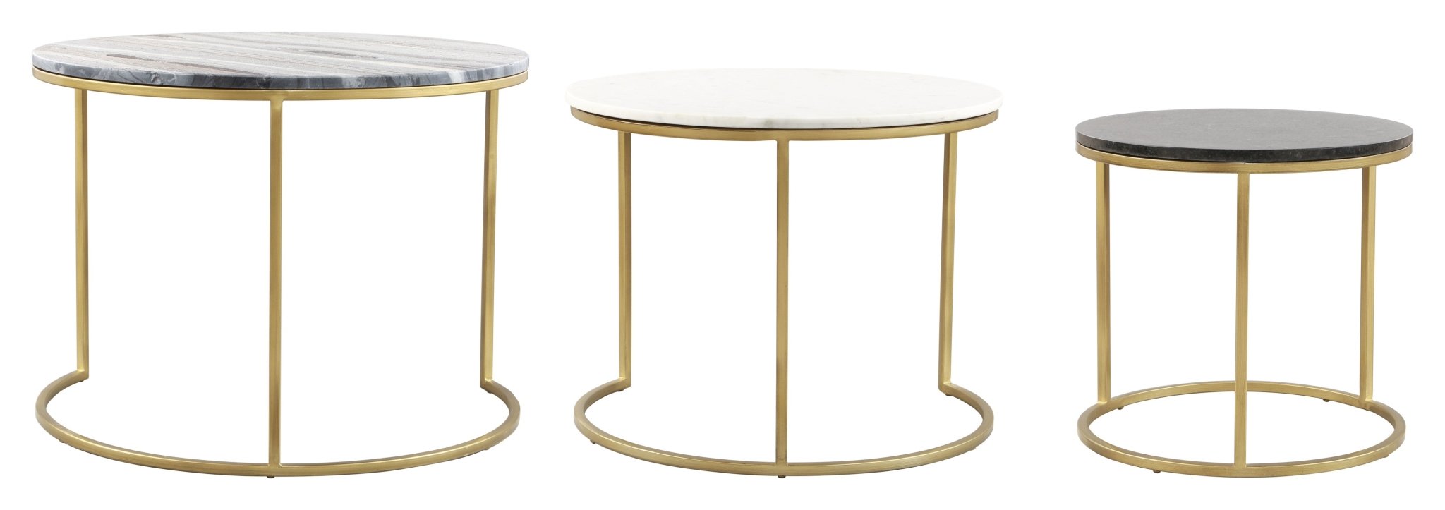 Franco Nesting Tables (3 - Piece) Multicolor - Cozy Roots Decor