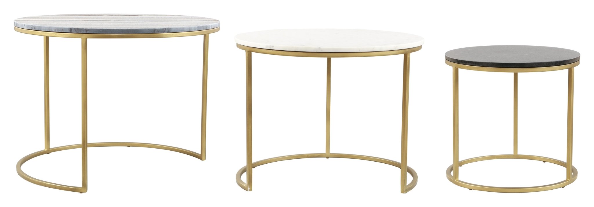 Franco Nesting Tables (3 - Piece) Multicolor - Cozy Roots Decor