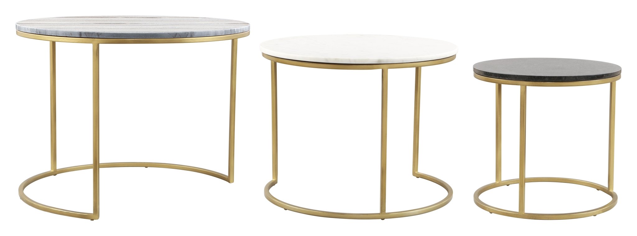 Franco Nesting Tables (3 - Piece) Multicolor - Cozy Roots Decor