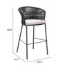Freycinet Barstool Black - Cozy Roots Decor