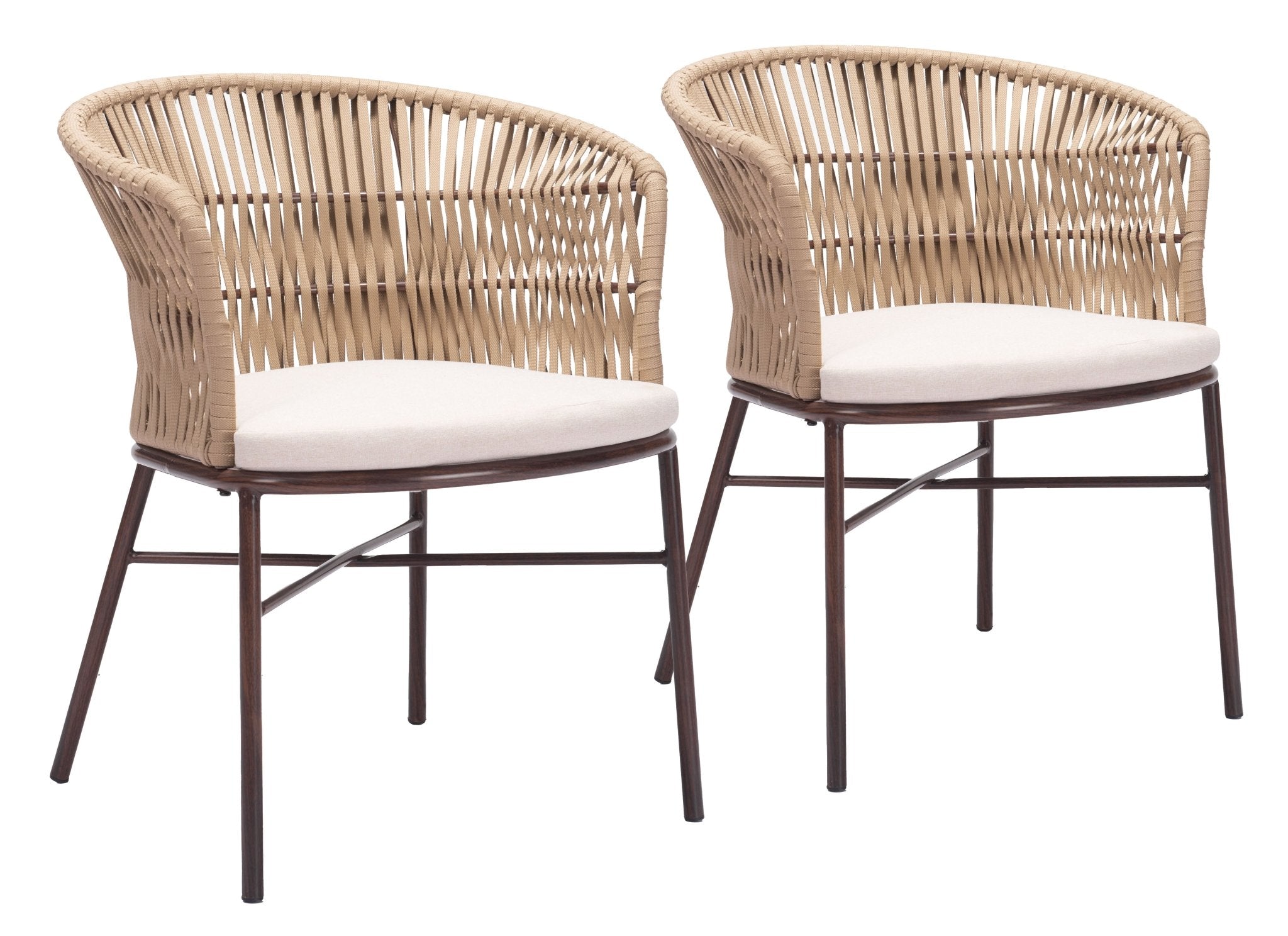 Freycinet Dining Chair (Set of 2) Natural - Cozy Roots Decor