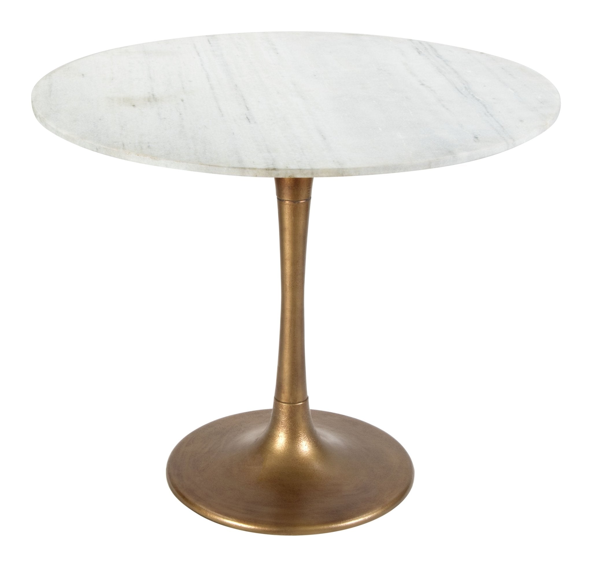 Fullerton Dining Table White & Gold - Cozy Roots Decor