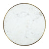 Fusion Side Table White, Gold & Black - Cozy Roots Decor
