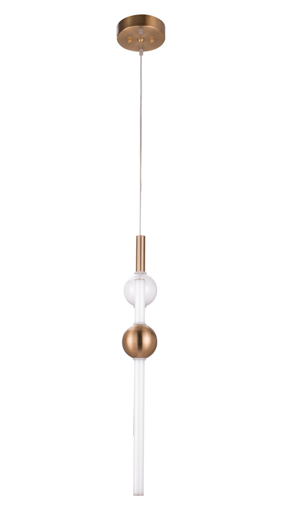 Fuya Ceiling Lamp Brass - Cozy Roots Decor