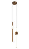 Fuya Ceiling Lamp Brass - Cozy Roots Decor