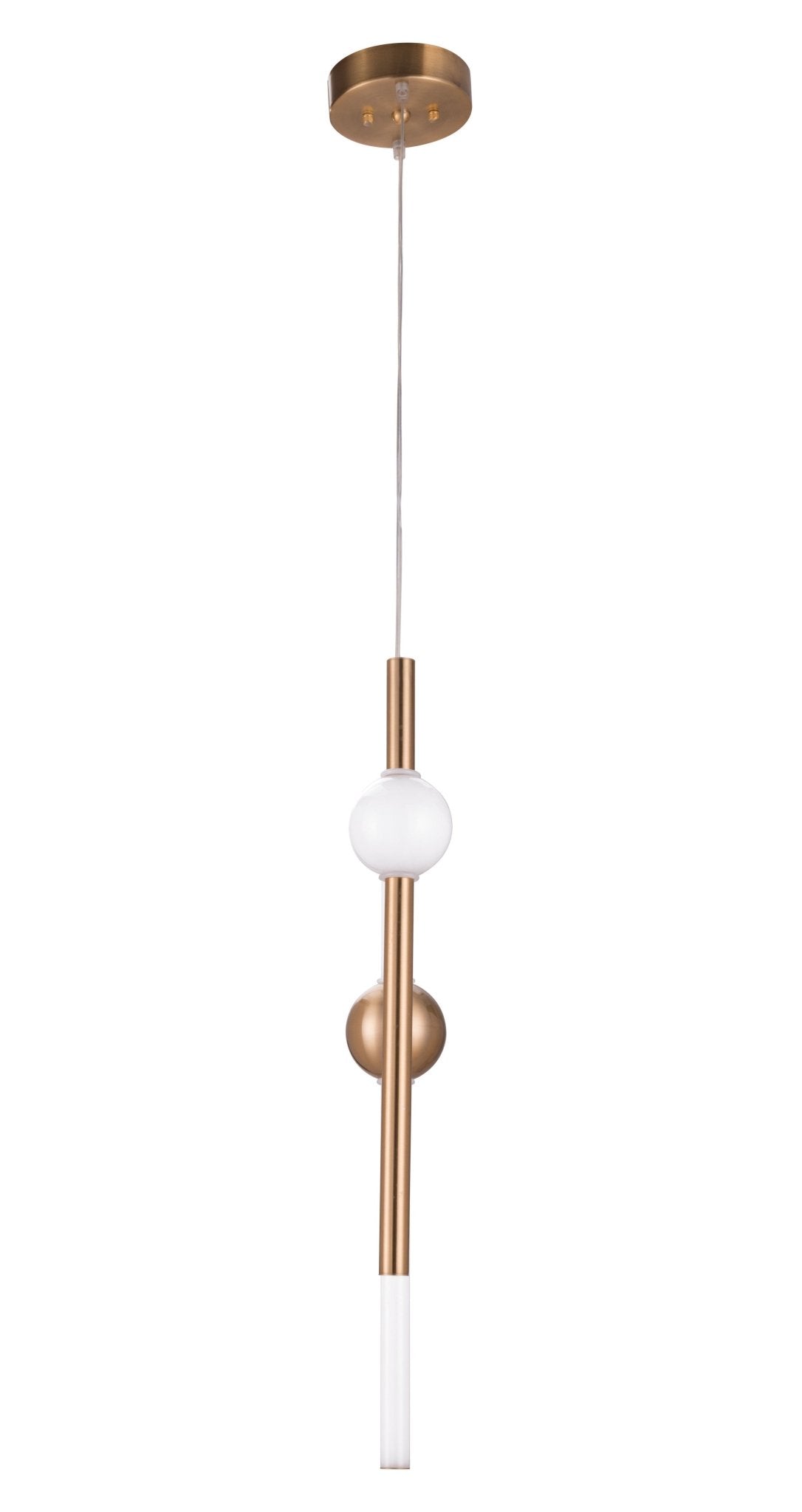 Fuya Ceiling Lamp Brass - Cozy Roots Decor