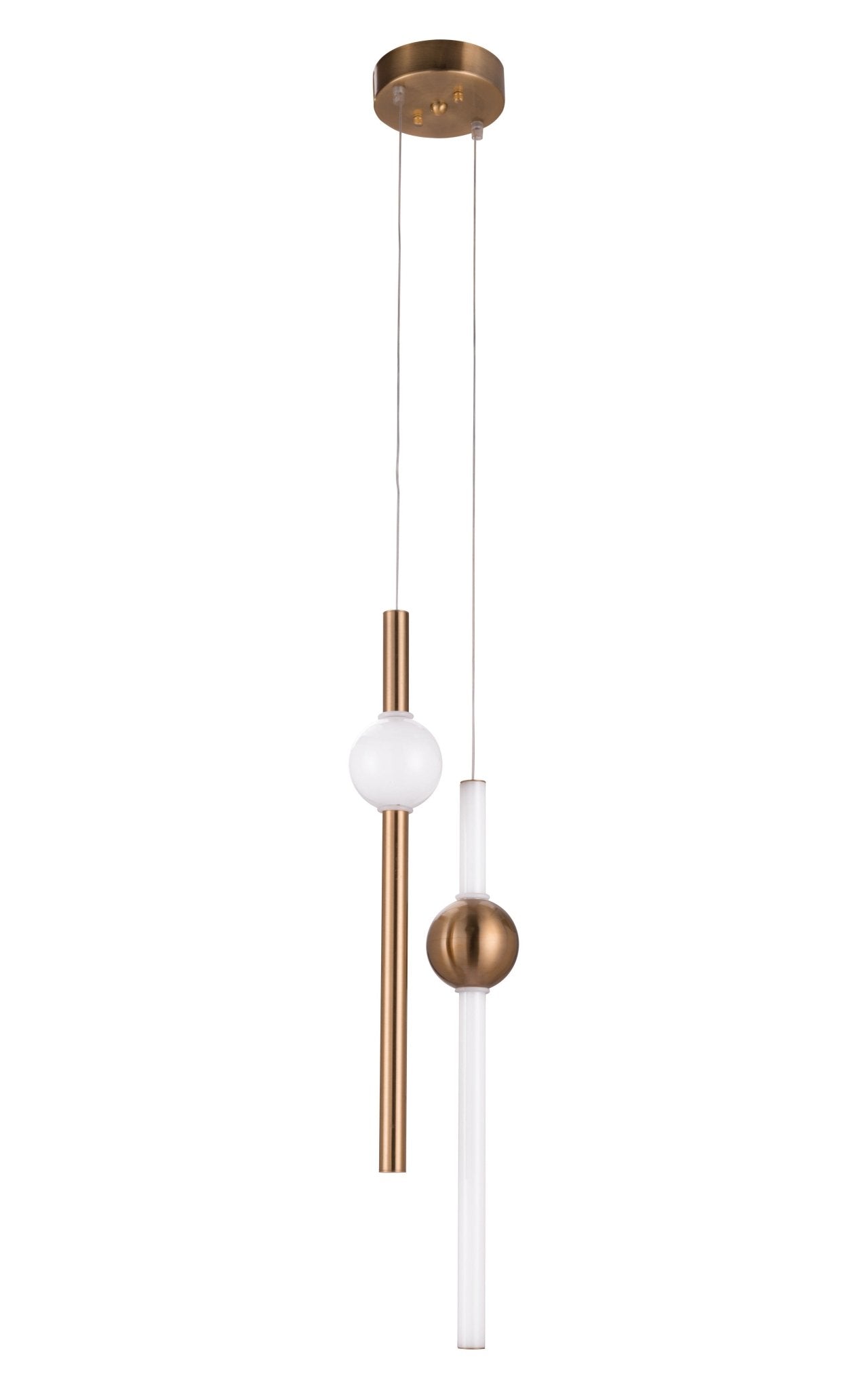 Fuya Ceiling Lamp Brass - Cozy Roots Decor