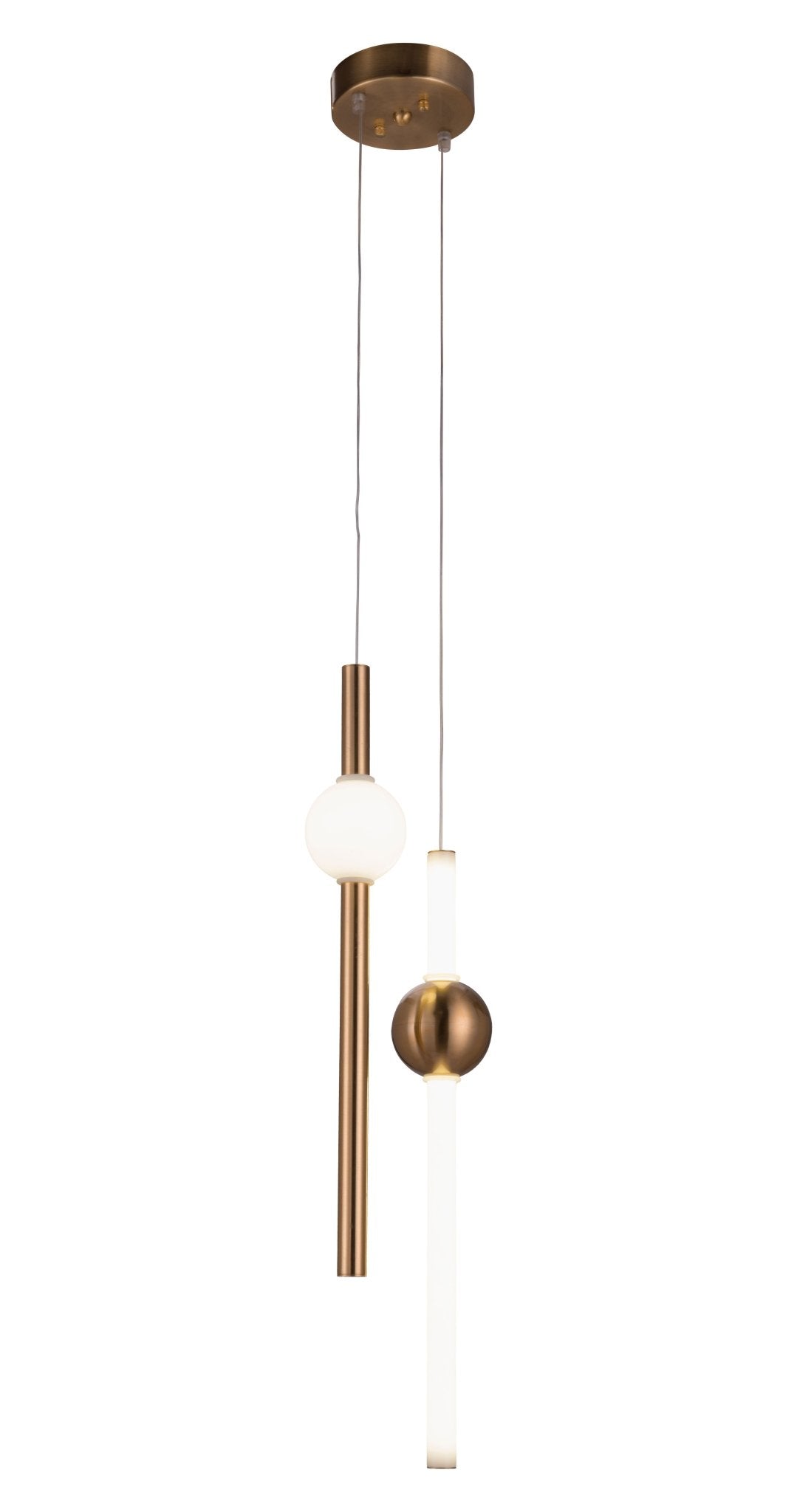Fuya Ceiling Lamp Brass - Cozy Roots Decor