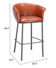 Garston Barstool Brown - Cozy Roots Decor