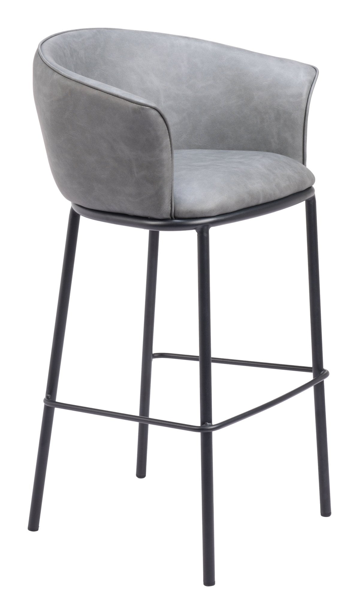 Garston Barstool Gray - Cozy Roots Decor