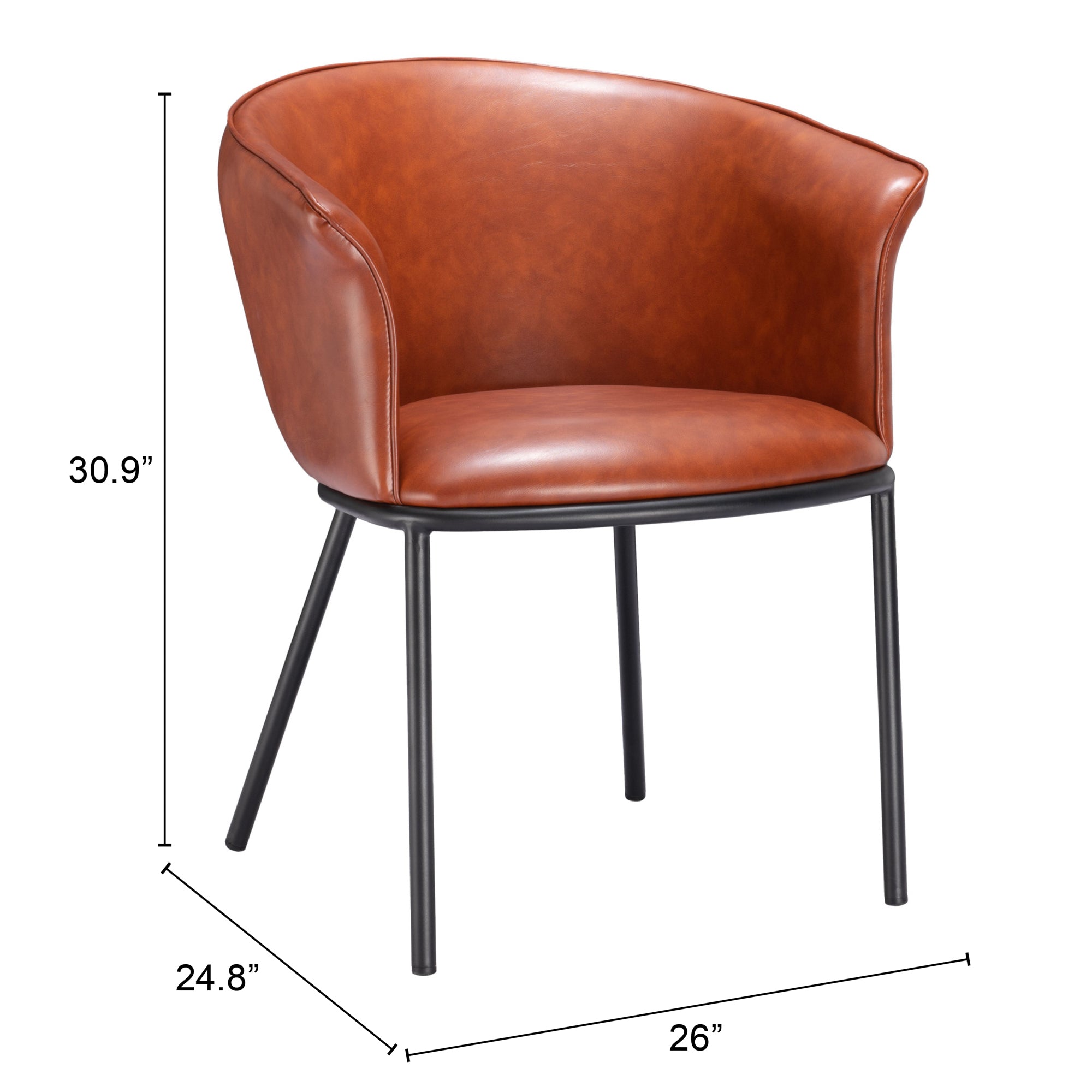 Garston Dining Chair Brown - Cozy Roots Decor