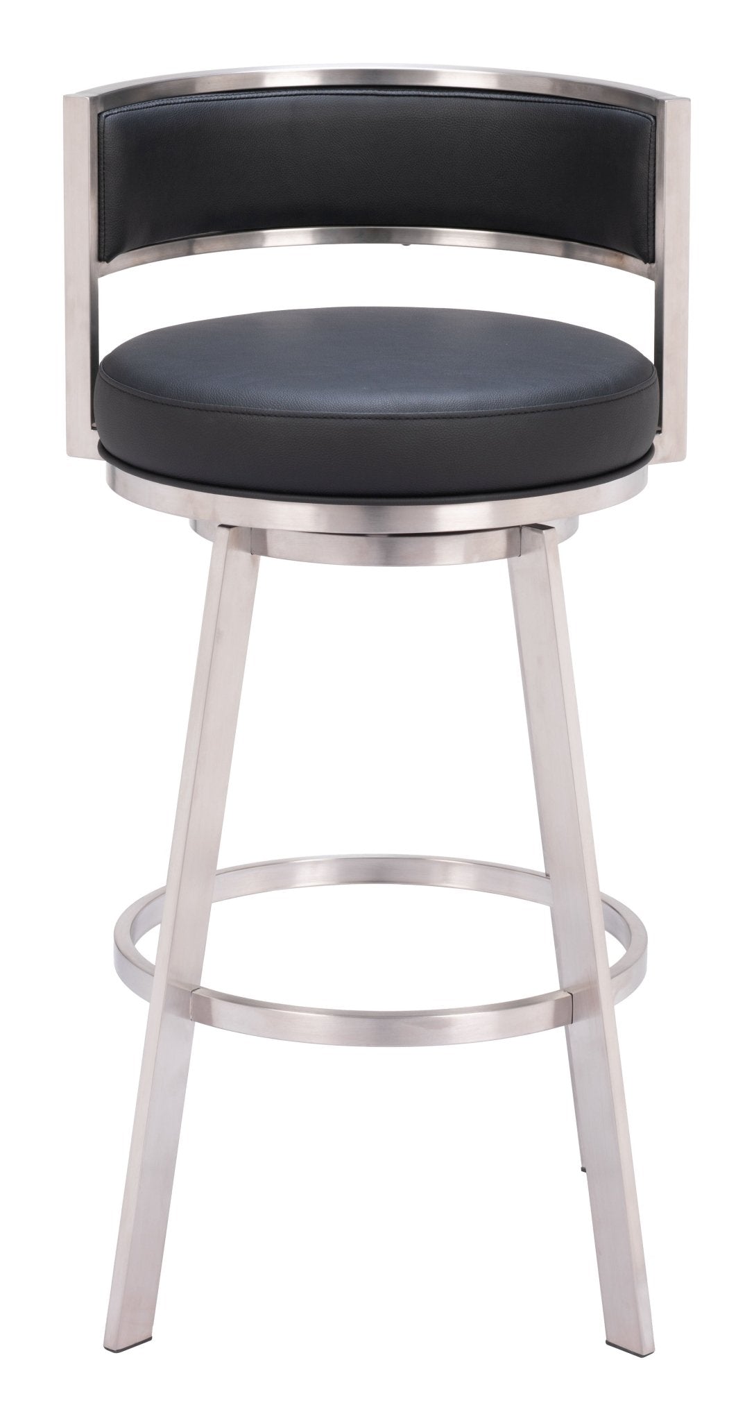 Gimsby Swivel Barstool Black - Cozy Roots Decor