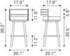 Gimsby Swivel Barstool Black - Cozy Roots Decor