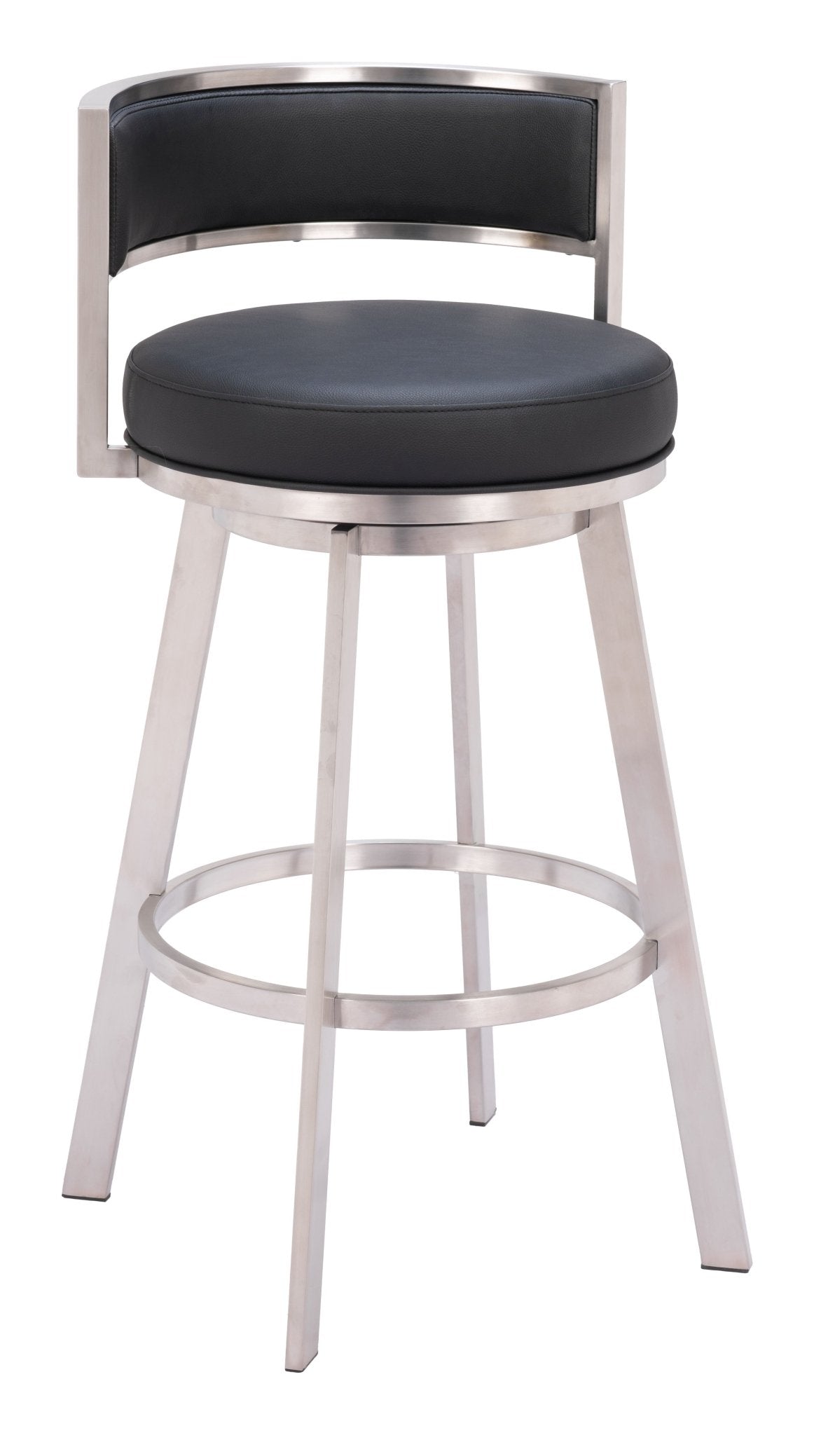 Gimsby Swivel Barstool Black - Cozy Roots Decor