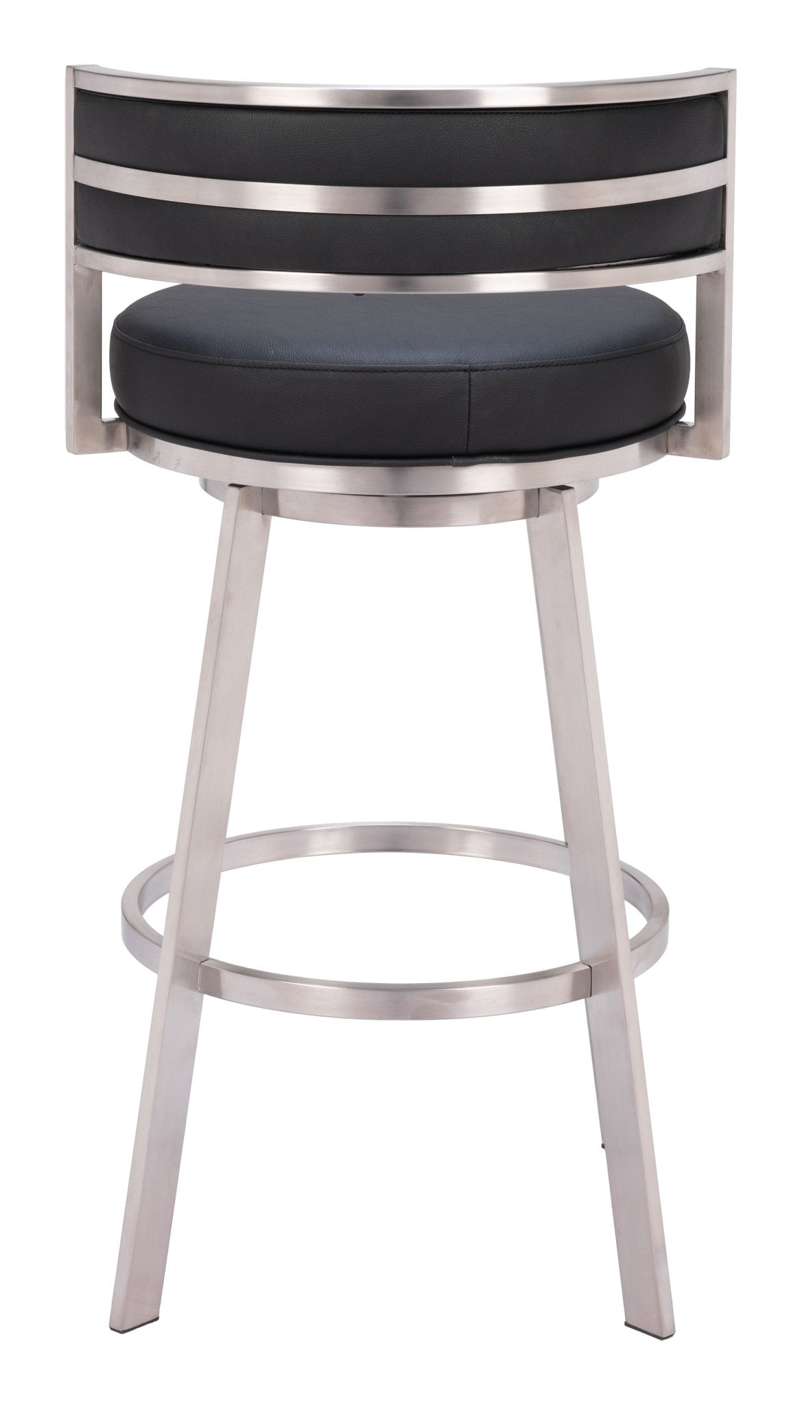 Gimsby Swivel Barstool Black - Cozy Roots Decor