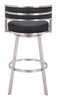 Gimsby Swivel Barstool Black - Cozy Roots Decor