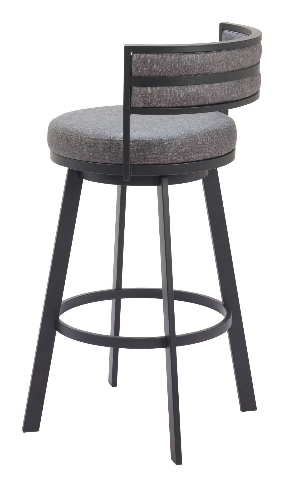 Gimsby Swivel Barstool Gray - Cozy Roots Decor