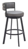 Gimsby Swivel Barstool Gray - Cozy Roots Decor