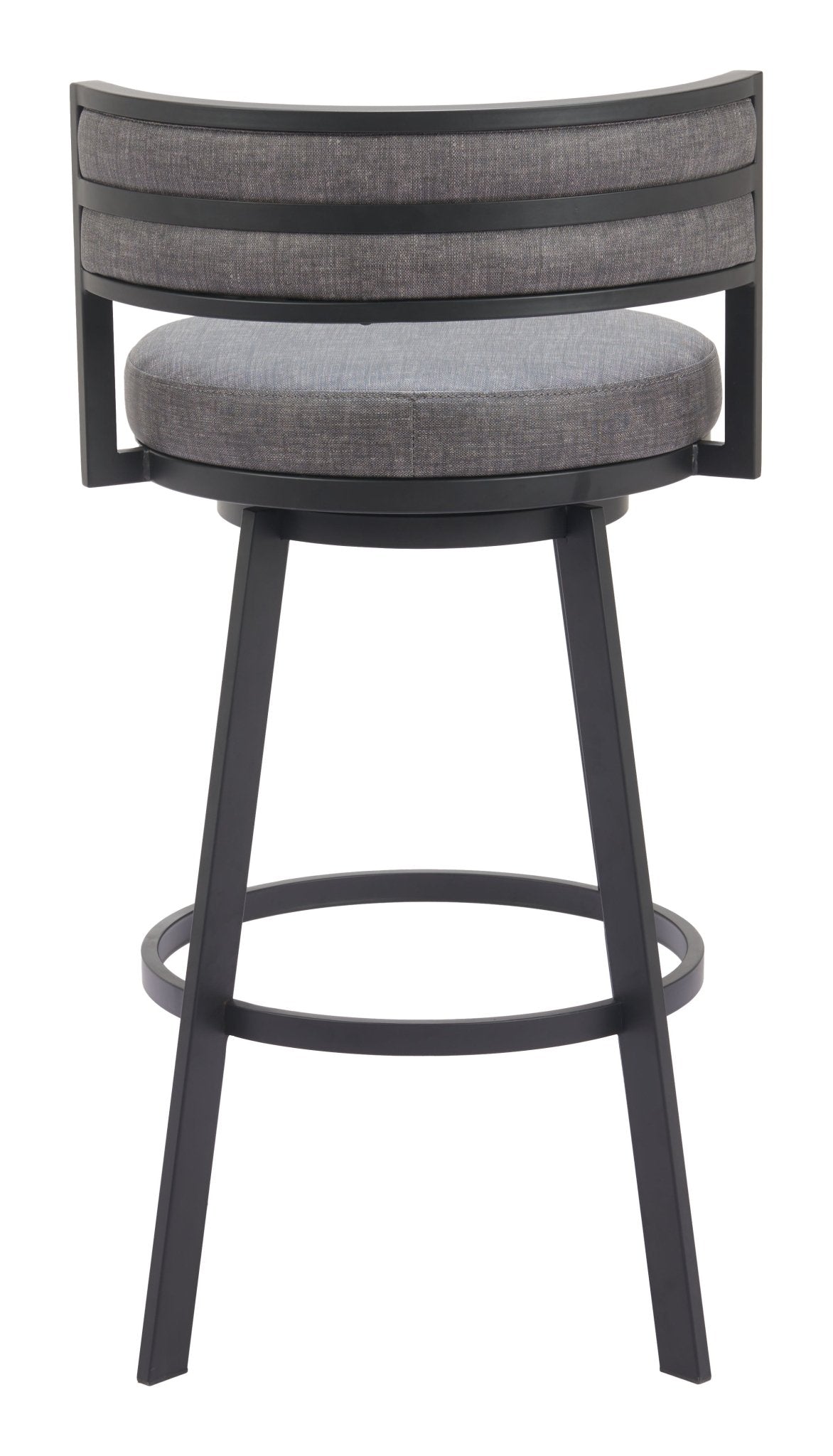 Gimsby Swivel Barstool Gray - Cozy Roots Decor