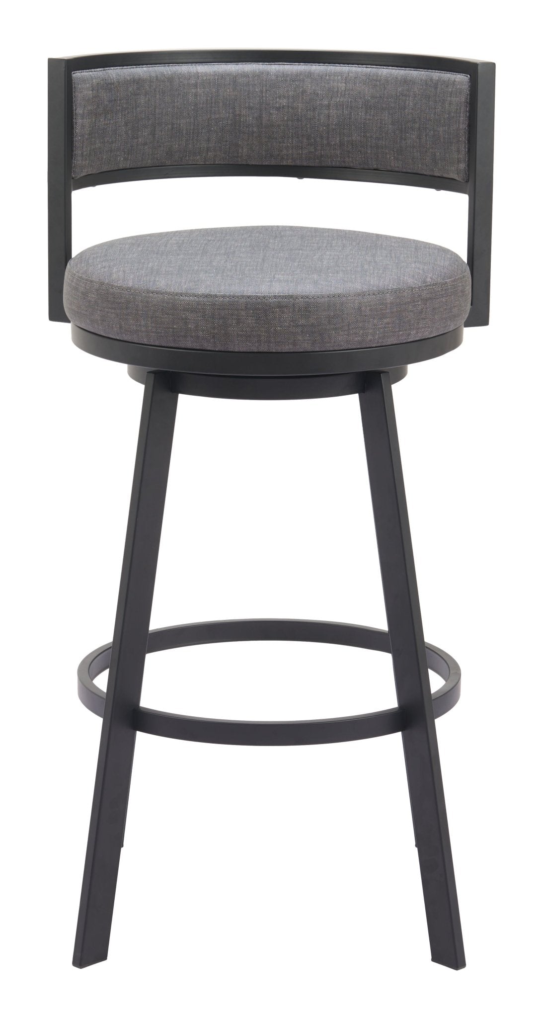 Gimsby Swivel Barstool Gray - Cozy Roots Decor