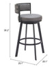 Gimsby Swivel Barstool Gray - Cozy Roots Decor