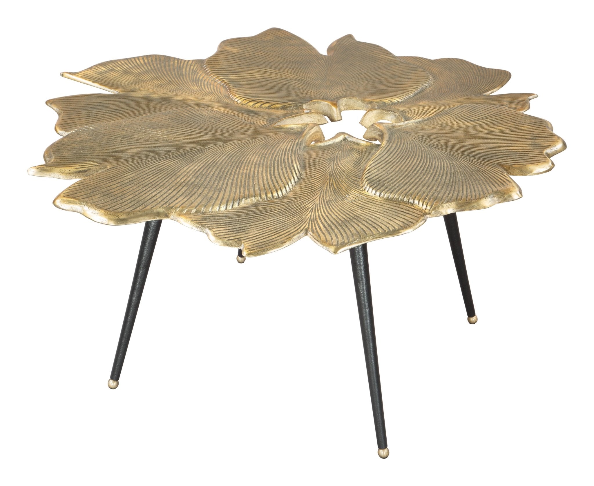 Gingko Coffee Table Antique Brass - Cozy Roots Decor