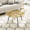 Gingko Coffee Table Antique Brass - Cozy Roots Decor