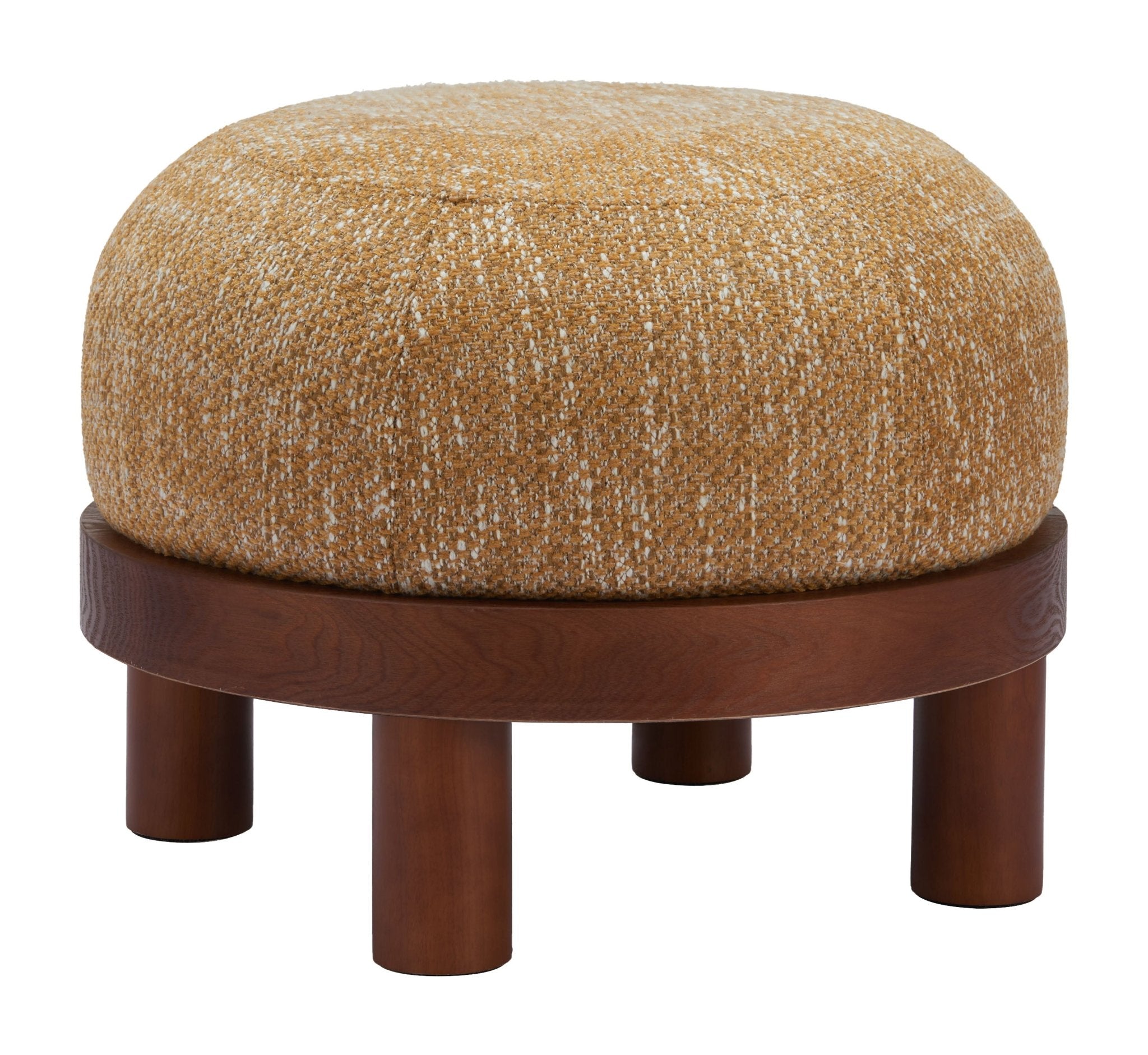 Gome Ottoman Oat Yellow - Cozy Roots Decor