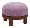 Gome Ottoman Wisteria Purple - Cozy Roots Decor
