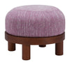 Gome Ottoman Wisteria Purple - Cozy Roots Decor