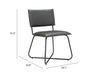 Grantham Dining Chair (Set of 2) Vintage Gray - Cozy Roots Decor