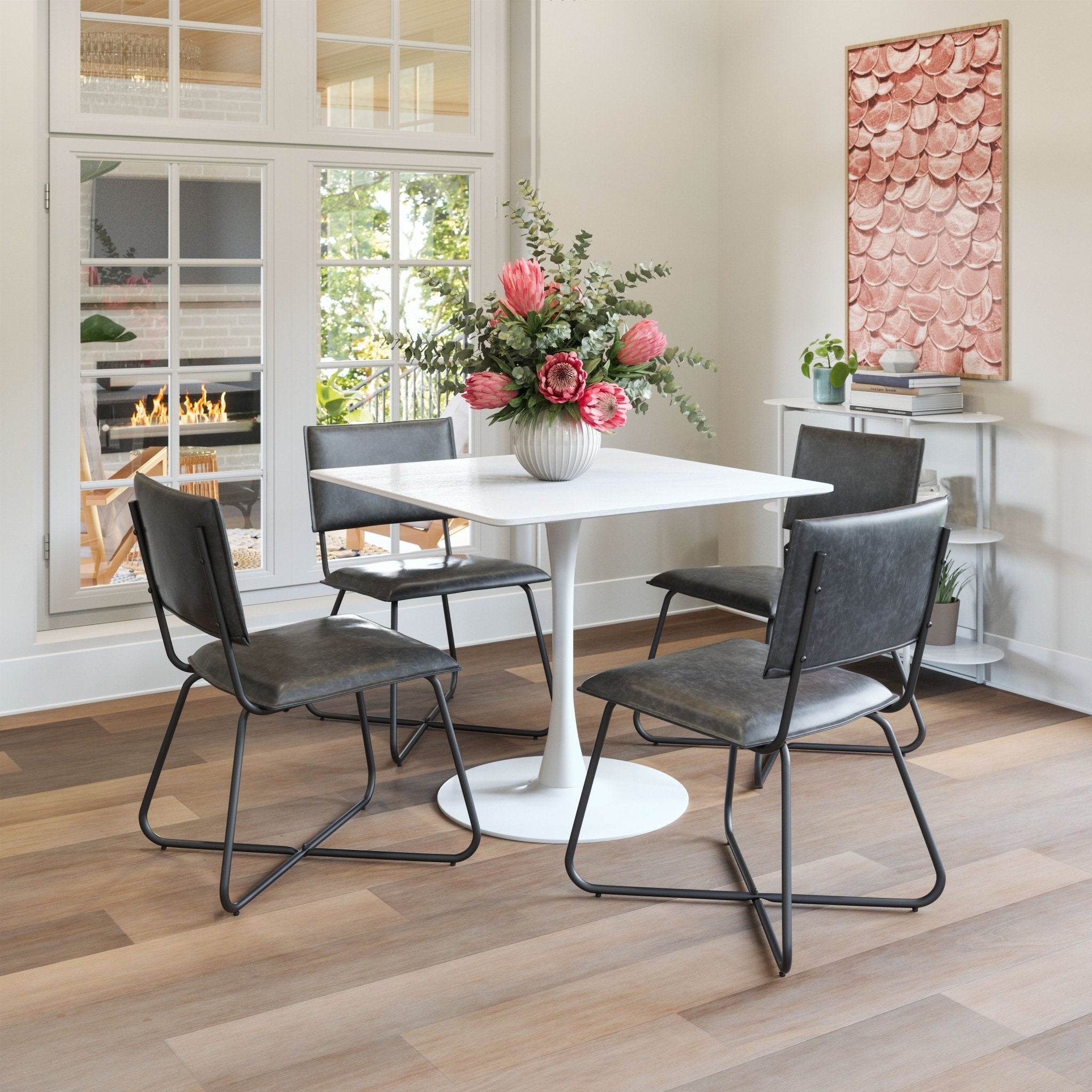 Grantham Dining Chair (Set of 2) Vintage Gray - Cozy Roots Decor