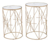 Hadrian Side Table Set (2 - Piece) Gold - Cozy Roots Decor