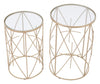 Hadrian Side Table Set (2 - Piece) Gold - Cozy Roots Decor