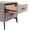 Halle Side Table Gray - Cozy Roots Decor