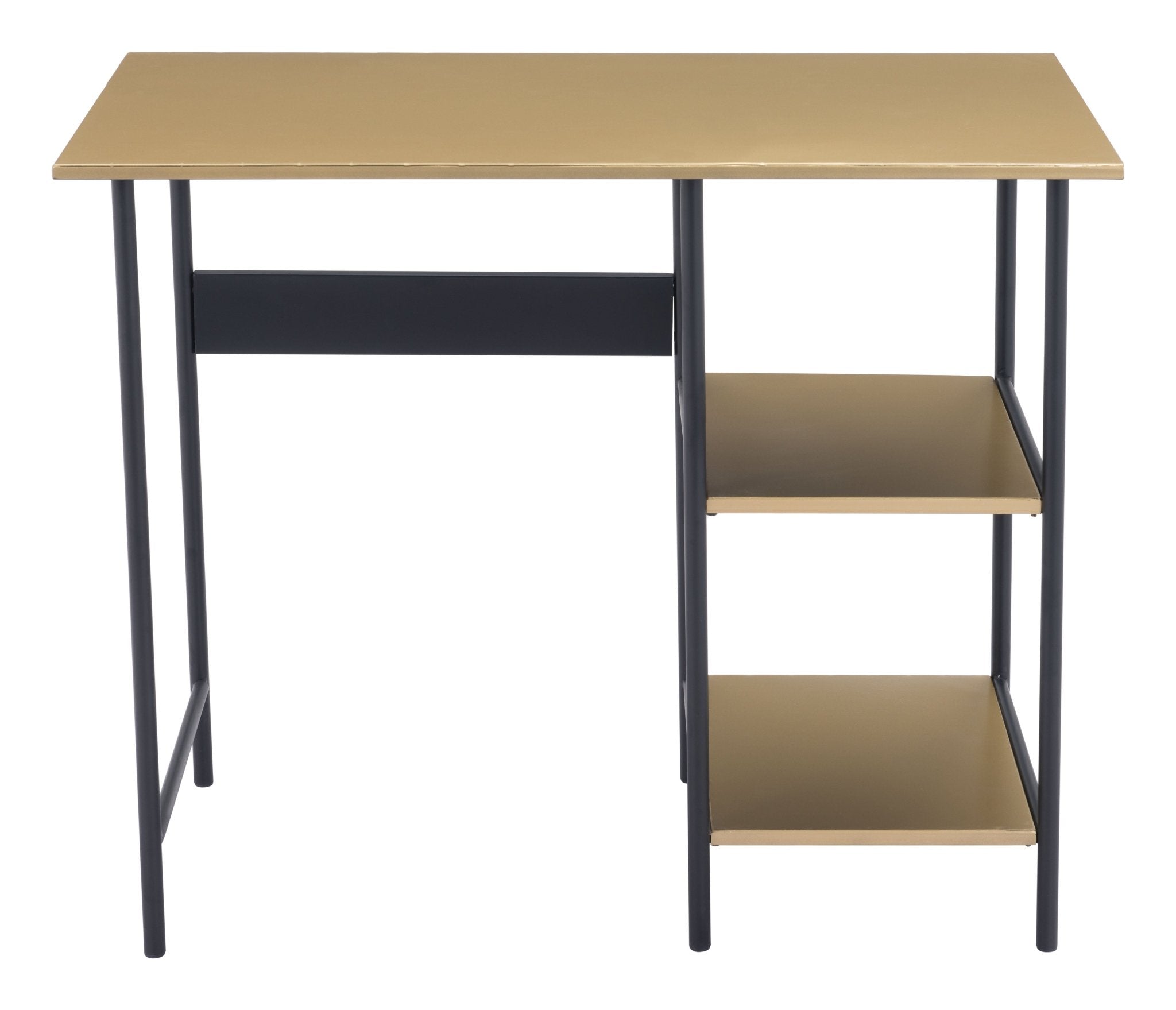 Harris Desk Brass & Black - Cozy Roots Decor