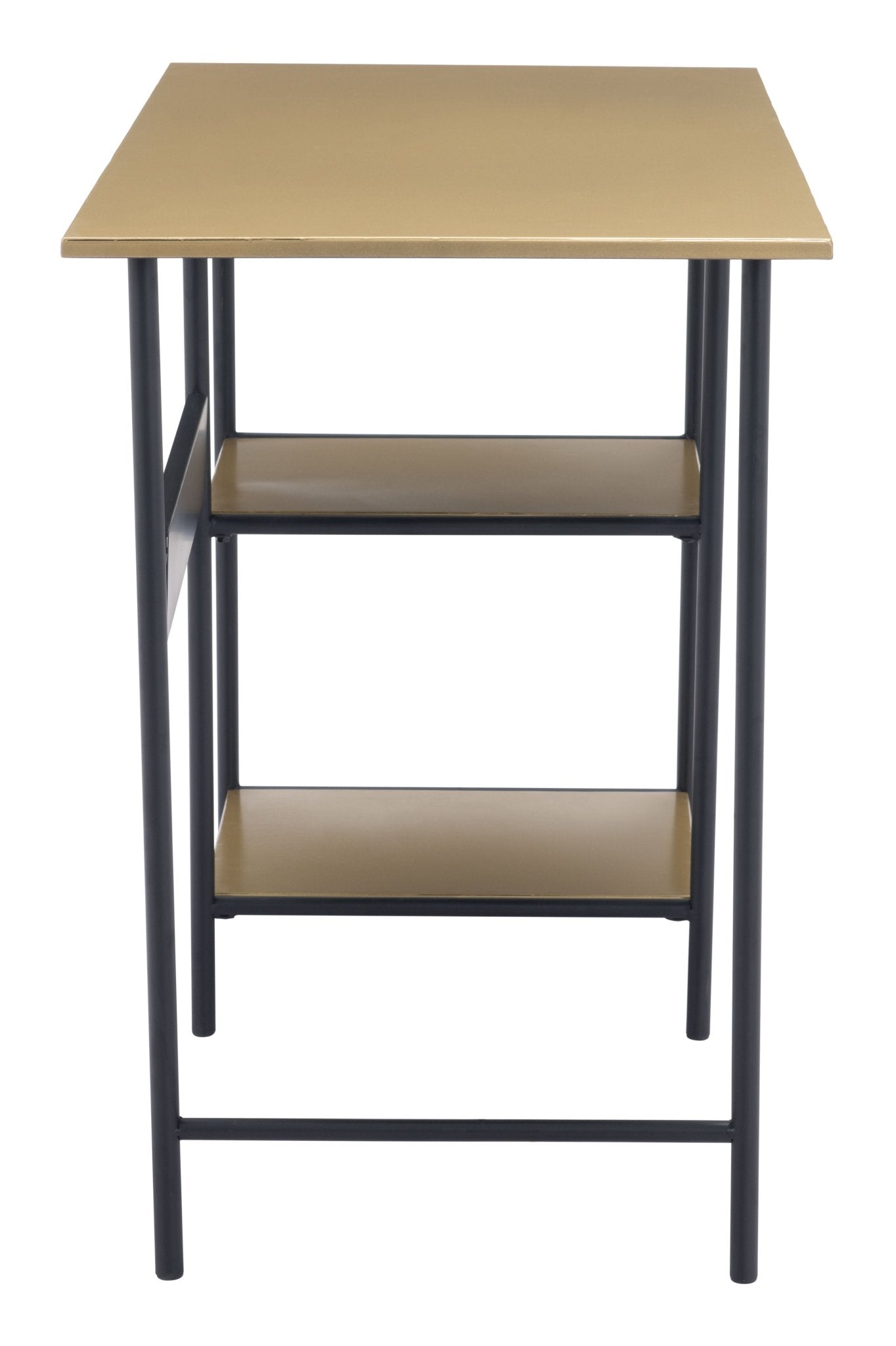 Harris Desk Brass & Black - Cozy Roots Decor